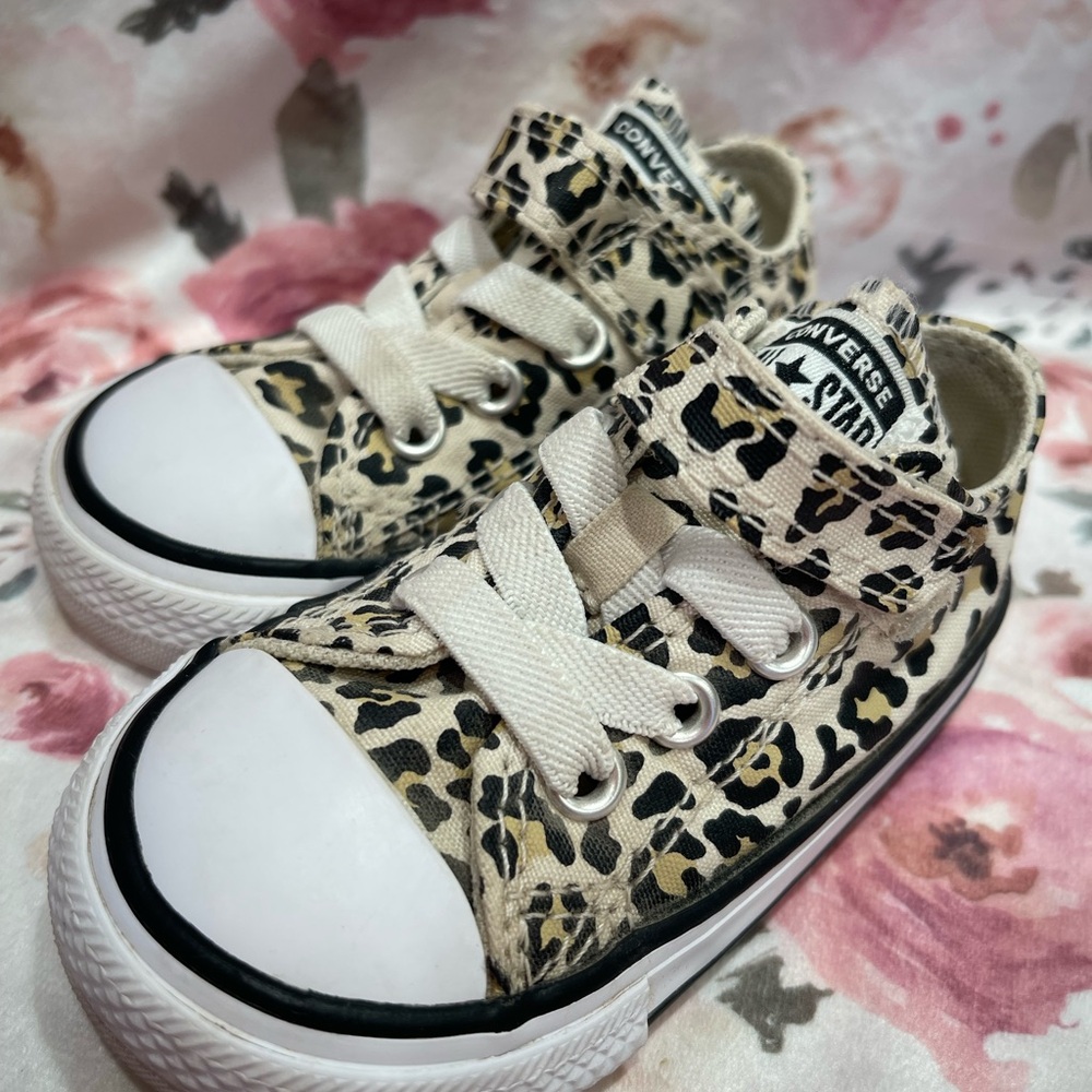 Converse Kids Leopard Print Sneakers